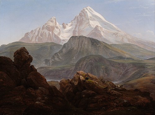 The Watzmann, 1825, Johan Christian Dahl