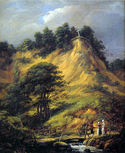 The Cross on Moen's Cliff, 1815, Johan Christian Dahl