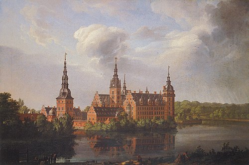 Frederiksborg Castle, 1814, Johan Christian Dahl
