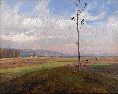 View over Fields near Dresden, 1830, Johan Christian Dahl