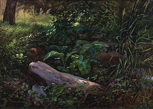 Forest Study from Grosser Garten in Dresden, 1822, Johan Christian Dahl
