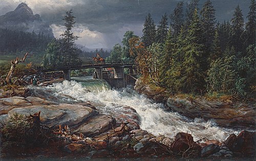 Maridalen, 1852, Johan Christian Dahl