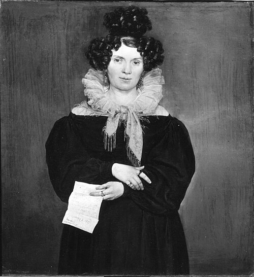 Portrait of Amalie von Bassewitz, 1830, Johan Christian Dahl