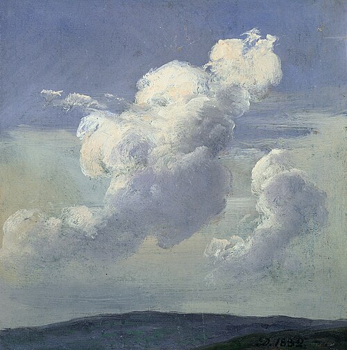 Cloud Study, 1832, Johan Christian Dahl