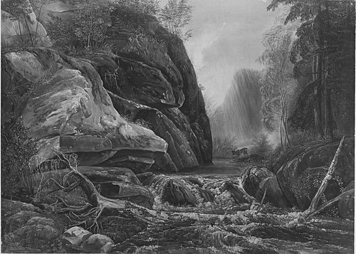 Wildbach im Plauenschen Grund (Norwegische Flusslandschaft), , Johan Christian Dahl