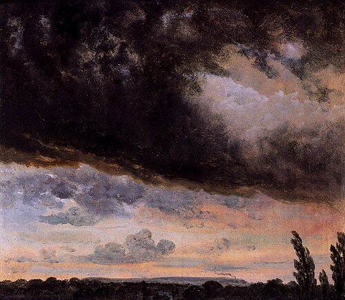 Cloud Study, 1834, Johan Christian Dahl