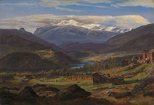 From Hjelle in Valdres, 1851, Johan Christian Dahl