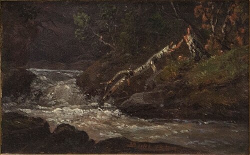 Landscape with Waterfall, 1844, Johan Christian Dahl