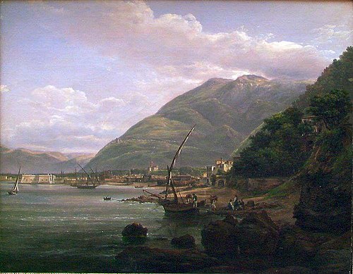 View of Castellamare from the Shore, 1826, Johan Christian Dahl