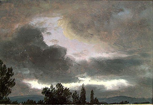 Storm Clouds over Tree Tops, 1900, Johan Christian Dahl