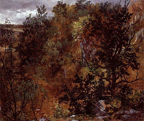 Autumn Woods near Maxen, 1838, Johan Christian Dahl