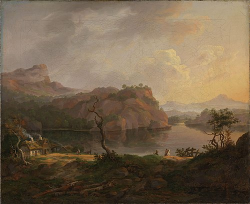 Nordic Landscape with a dead Tree, 1814, Johan Christian Dahl