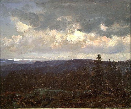 Forest-Clad Hills, 1851, Johan Christian Dahl