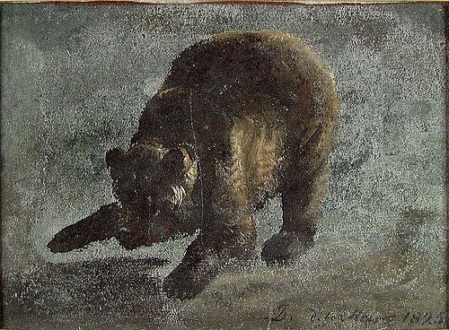 Study of a Bear, 1825, Johan Christian Dahl
