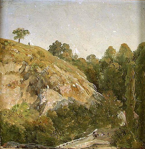 Hillside in the Plauenscher Grund, 1832, Johan Christian Dahl