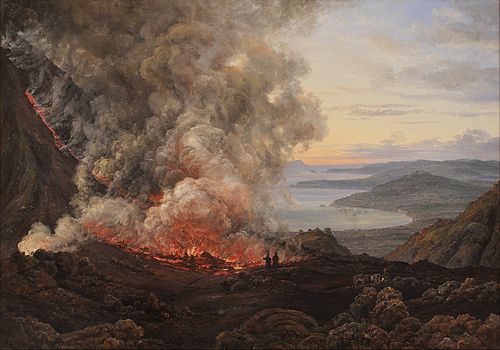 Eruption of the Volcano Vesuvius, , Johan Christian Dahl
