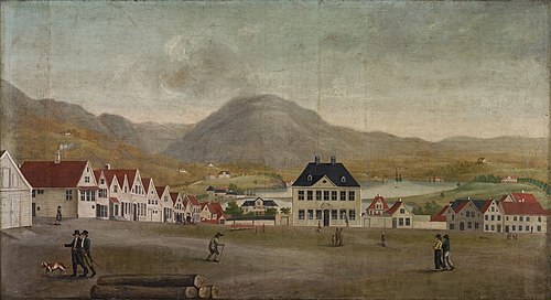 View of Engen in Bergen, 1806, Johan Christian Dahl