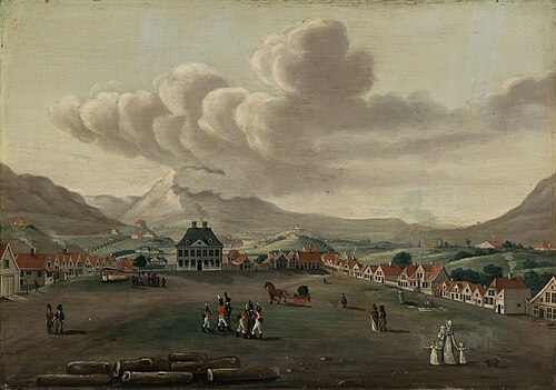 View of Engen in Bergen, 1809, Johan Christian Dahl