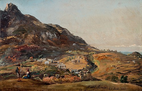 Scene from Ischia, 1820, Johan Christian Dahl