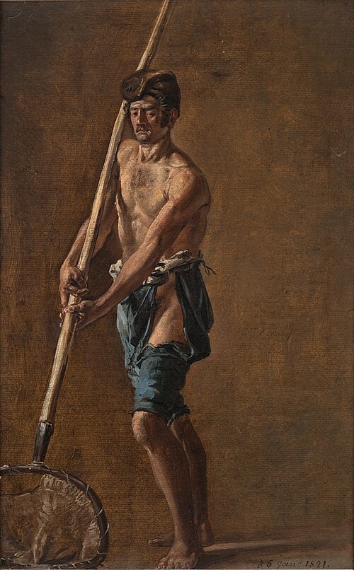 Italian fisherman, 1821, Johan Christian Dahl