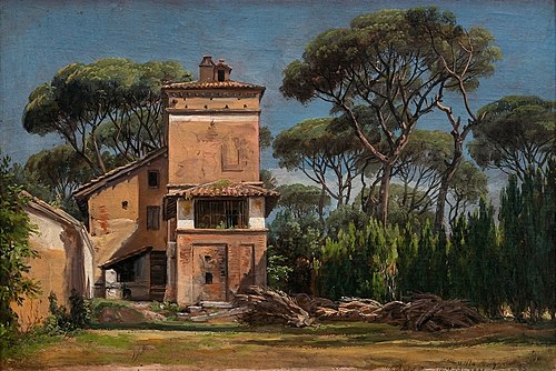 Villa Borghese, 1821, Johan Christian Dahl