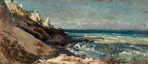Cliffs of Møn, 1826, Johan Christian Dahl