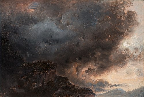 Cloud over a Mountain Top, , Johan Christian Dahl