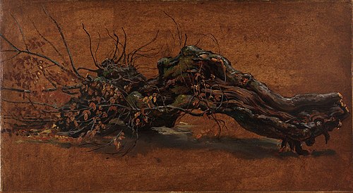 Study of a gnarled Branch, 1900, Johan Christian Dahl