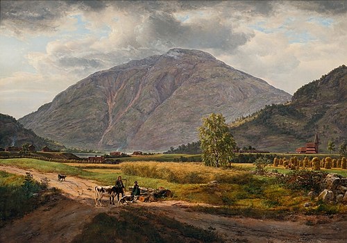 Stedje in Sogn, 1836, Johan Christian Dahl