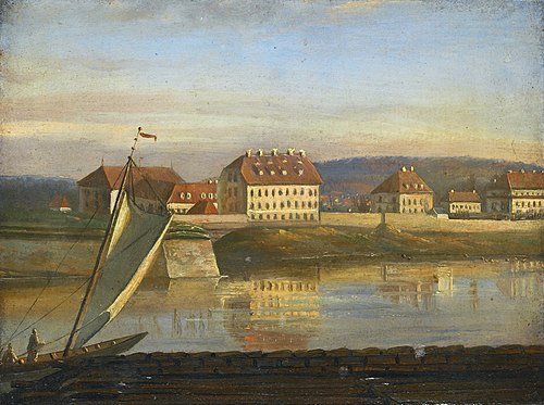 View over the Elbe and the Barracks, , Johan Christian Dahl