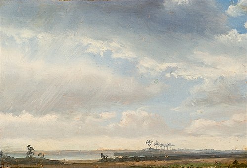 Clouds over a Coastal Landscape, , Johan Christian Dahl