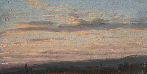 Cloud study, , Johan Christian Dahl
