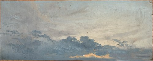 Cloud study, , Johan Christian Dahl