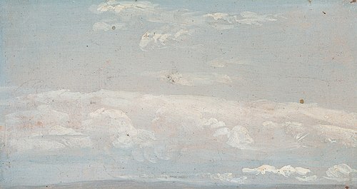 Cloud study, , Johan Christian Dahl