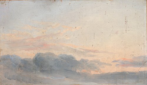 Cloud study, , Johan Christian Dahl