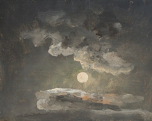 Cloud study, , Johan Christian Dahl