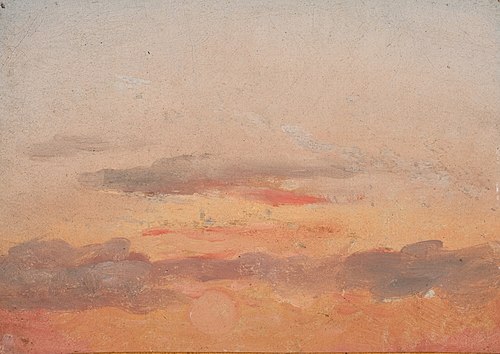 Cloud study, , Johan Christian Dahl