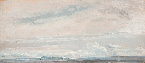 Cloud study, , Johan Christian Dahl