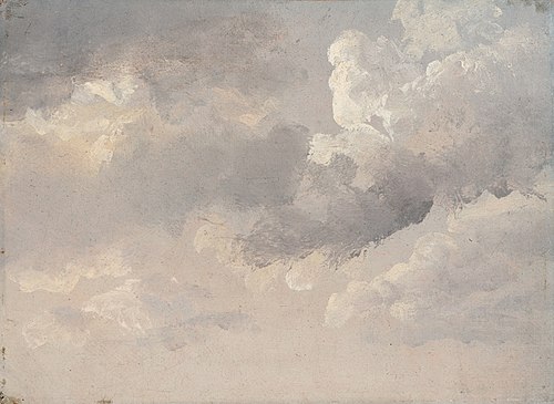 Cloud study, , Johan Christian Dahl