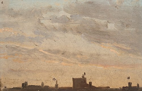Cloud study, , Johan Christian Dahl
