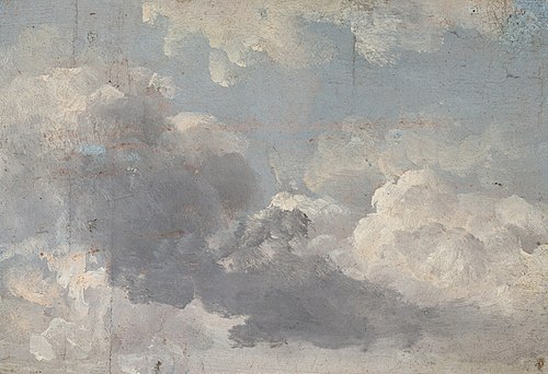 Cloud study, 1820, Johan Christian Dahl