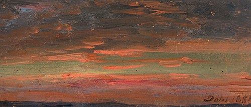 Cloud study, 1851, Johan Christian Dahl