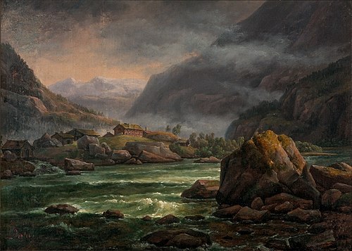 River in Hardanger, , Johan Christian Dahl