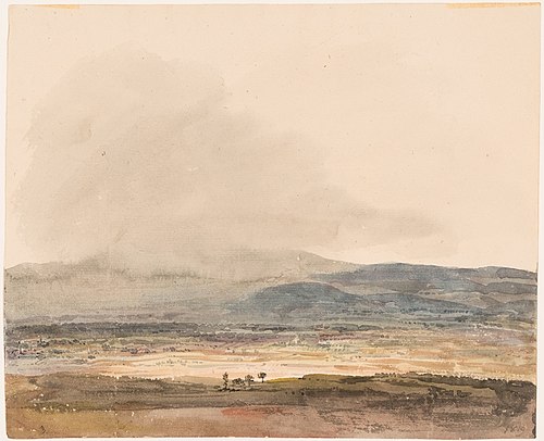 From Teplitz, 1819, Johan Christian Dahl
