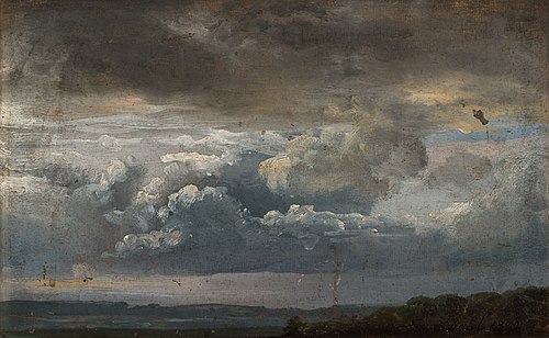 Cloud study, 1832, Johan Christian Dahl