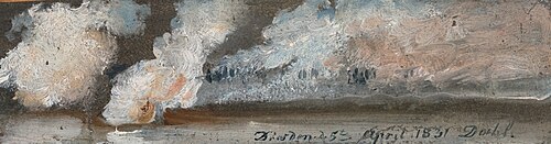Smoke from Cannon Shots, 1831, Johan Christian Dahl