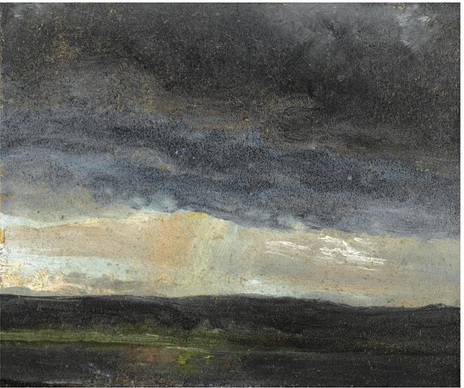 Cloud Study and Landscape, , Johan Christian Dahl