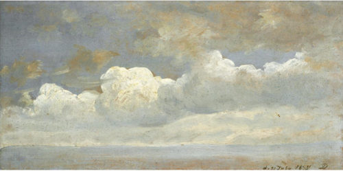 Cloud Study, 1835, Johan Christian Dahl