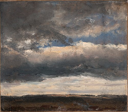 Cloud study, 1829, Johan Christian Dahl