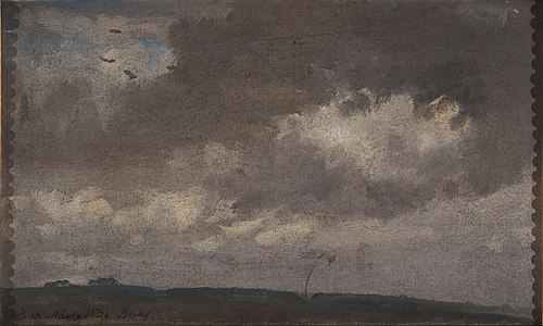 Cloud study, 1831, Johan Christian Dahl